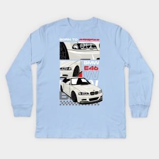 BMW E46 Lover Kids Long Sleeve T-Shirt